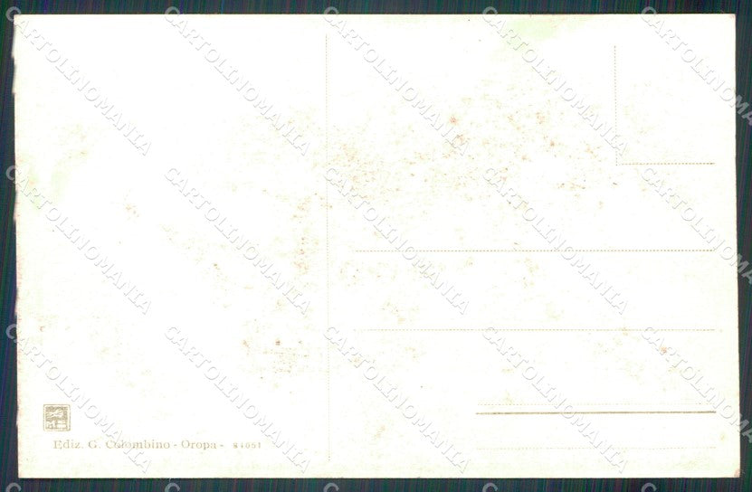 Biella Oropa Santuario cartolina MT1092 – retro