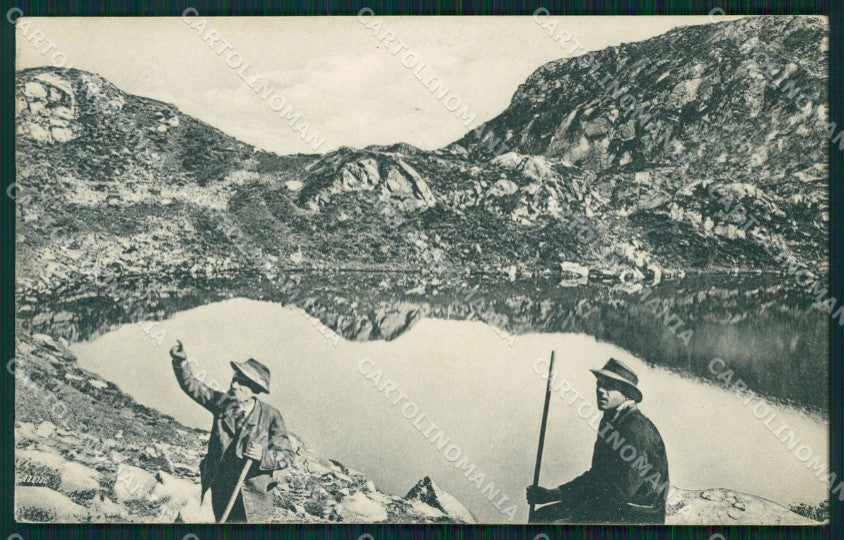 Biella Oropa Lago del Mucrone cartolina MT1105 – fronte