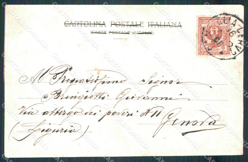 Biella Oropa Pecore al Pascolo cartolina MT1108 – retro