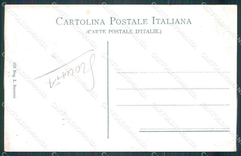 Biella Andorno Micca Laghetto Monte Cresto Pescatori SCOLLATA cartolina MT1110 – retro