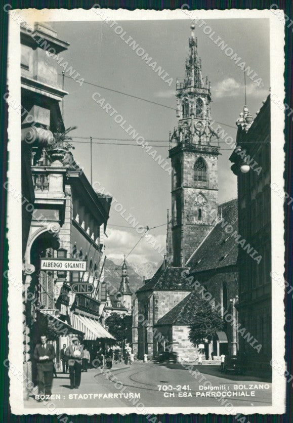 Bolzano città Chiesa Parrocchiale Foto cartolina MT1128 – fronte