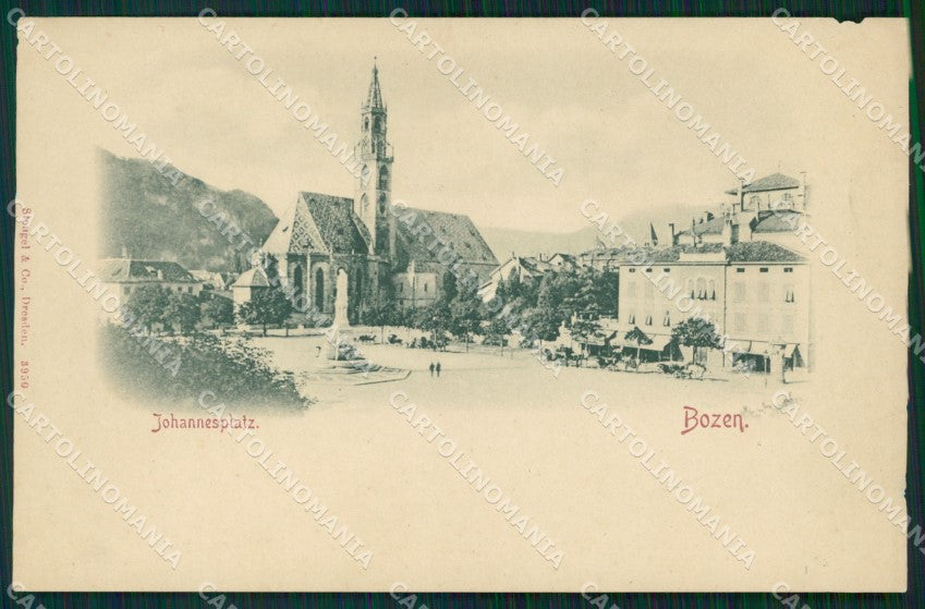 Bolzano città ABRASA cartolina MT1131 – fronte