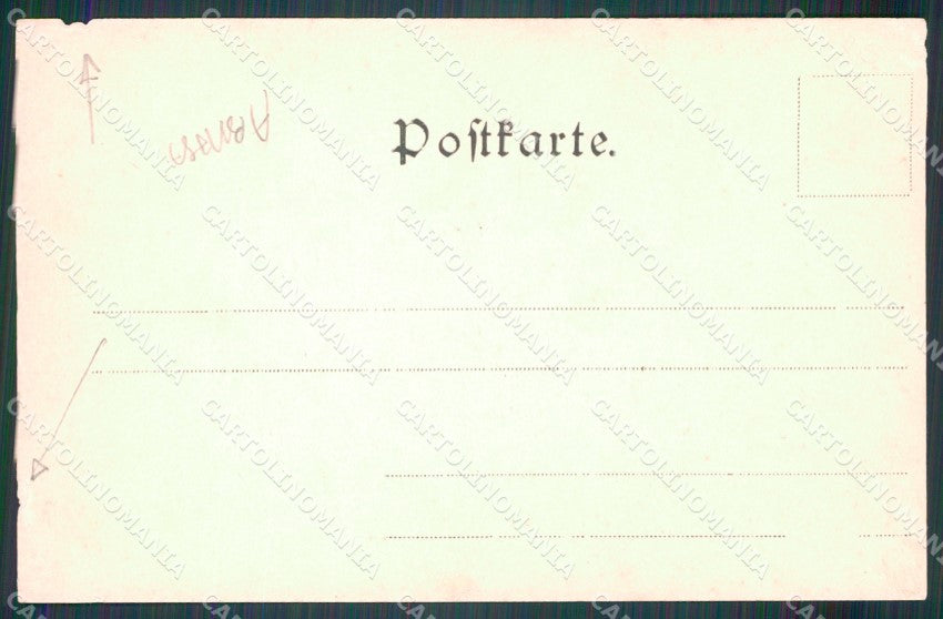 Bolzano città ABRASA cartolina MT1131 – retro