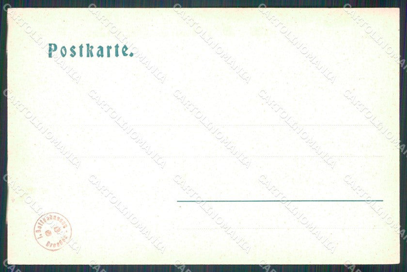 Bolzano città Rosengarten cartolina MT1133 – retro