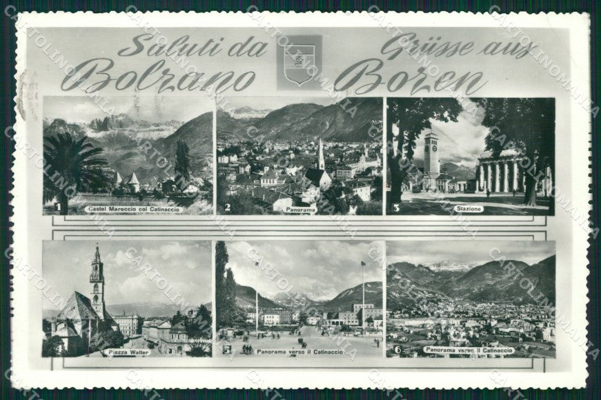 Bolzano città Saluti da PIEGA Foto cartolina MT1135 – fronte
