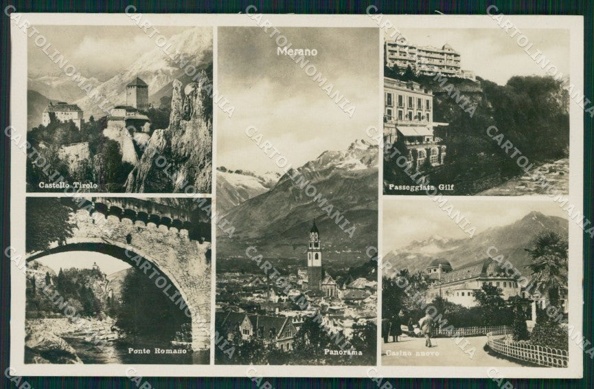 Bolzano Merano Foto cartolina MT1150 – fronte