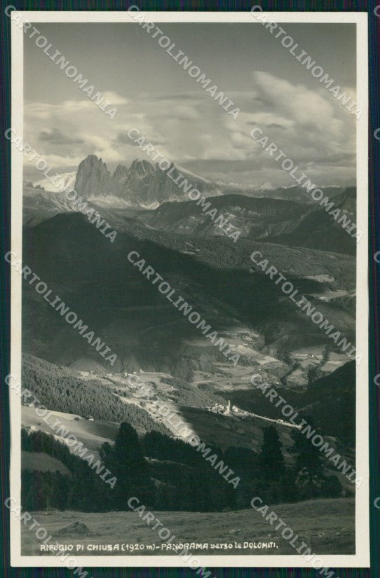 Bolzano Chiusa Rifugio di Foto cartolina MT1154 – fronte