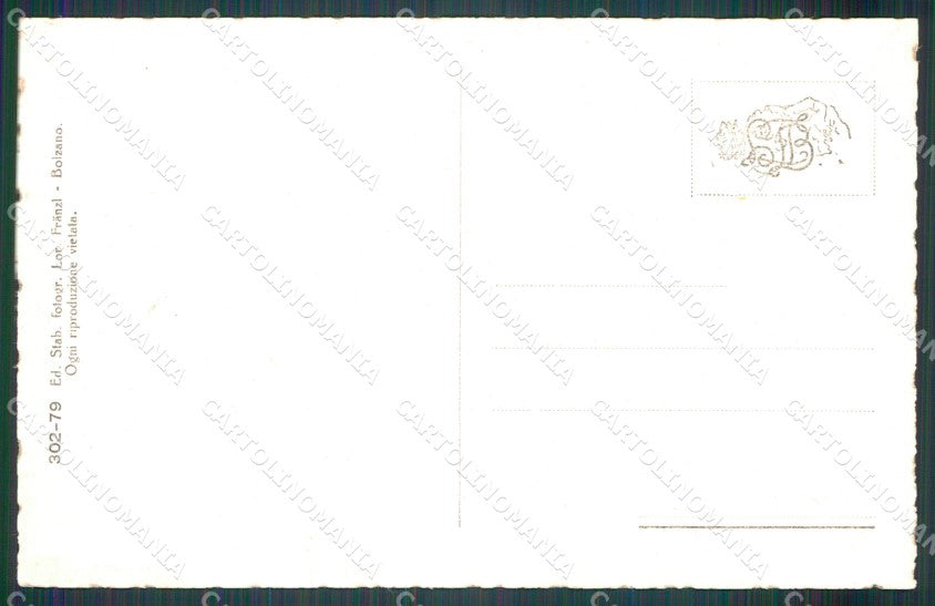 Bolzano Dobbiaco cartolina MT1161 – retro