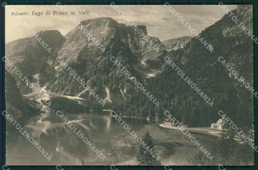 Bolzano Braies Lago di cartolina MT1163 – fronte