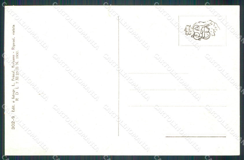 Bolzano Tesido Val Pusteria cartolina MT1164 – retro