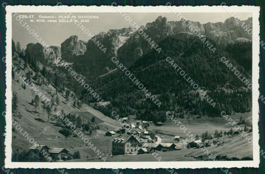 Bolzano Selva Val Gardena Plan di Gardena Sella Foto cartolina MT1168 – fronte