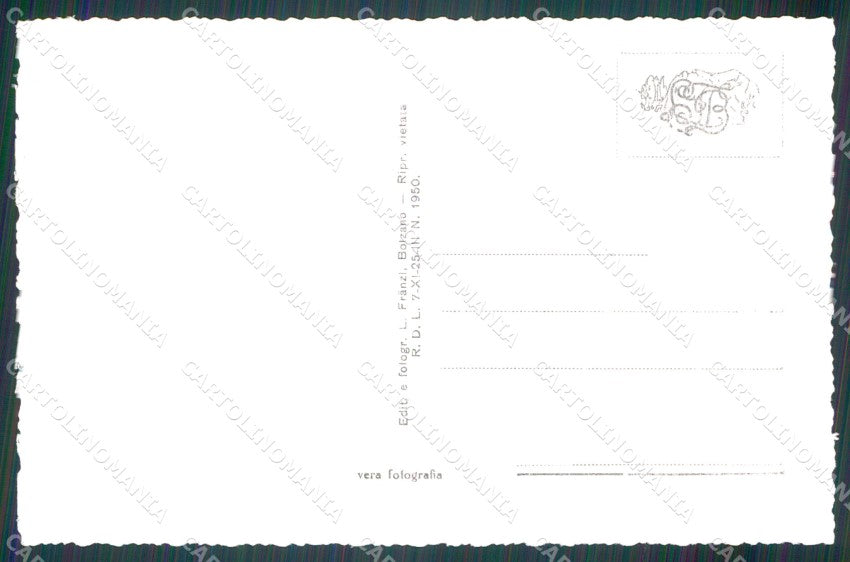 Bolzano Selva Val Gardena Plan di Gardena Sella Foto cartolina MT1168 – retro