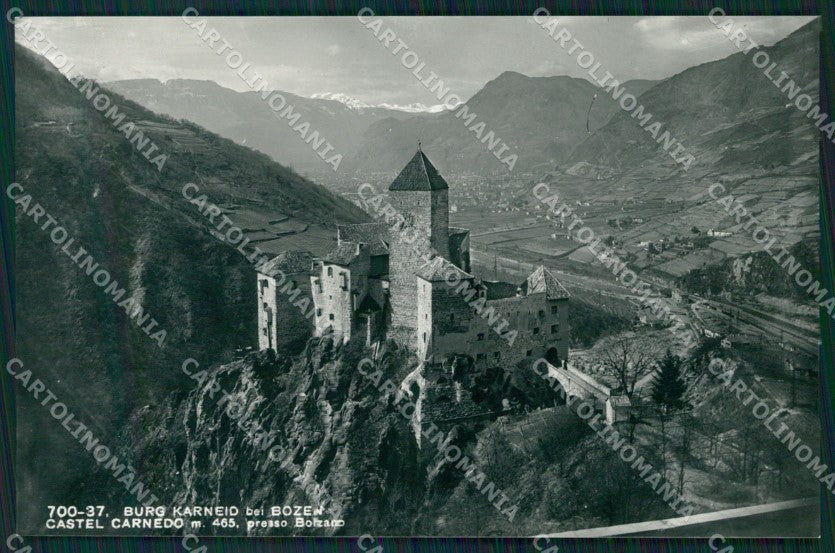 Bolzano città Castel Carnedo Foto cartolina MT1173 – fronte