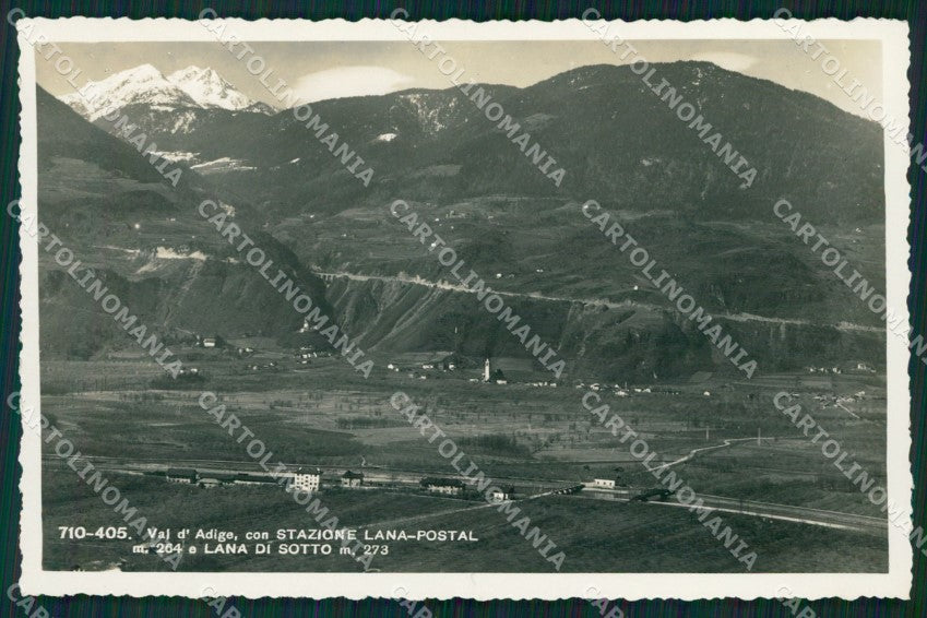 Bolzano Lana di Sotto Stazione Foto cartolina MT1184 – fronte