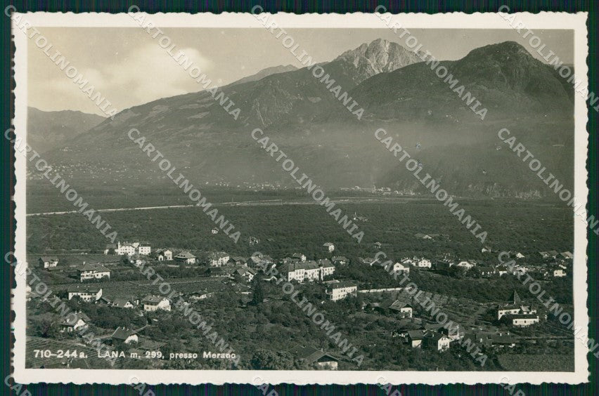 Bolzano Lana Foto cartolina MT1185 – fronte