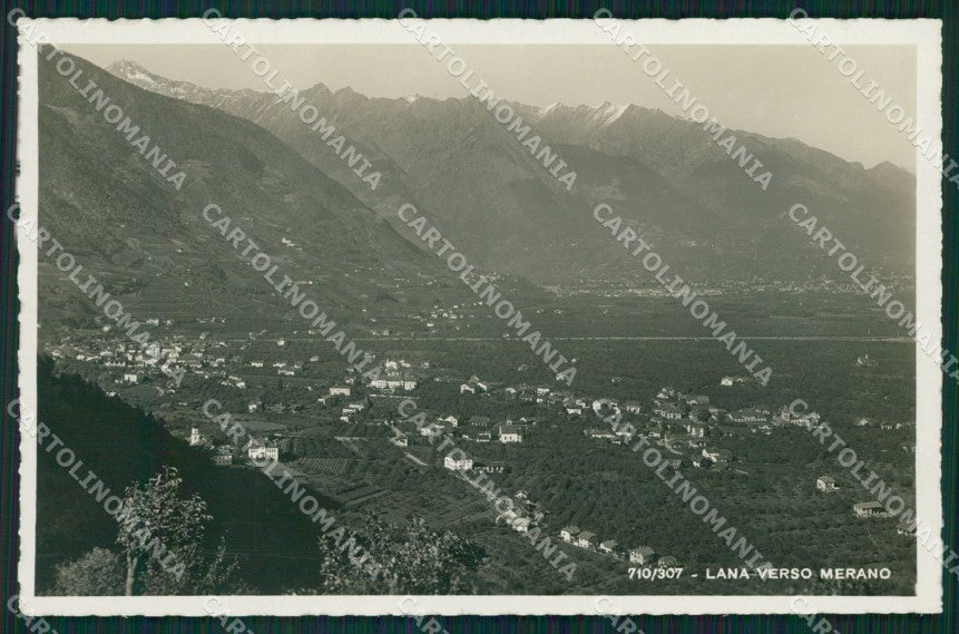 Bolzano Lana Foto cartolina MT1186 – fronte