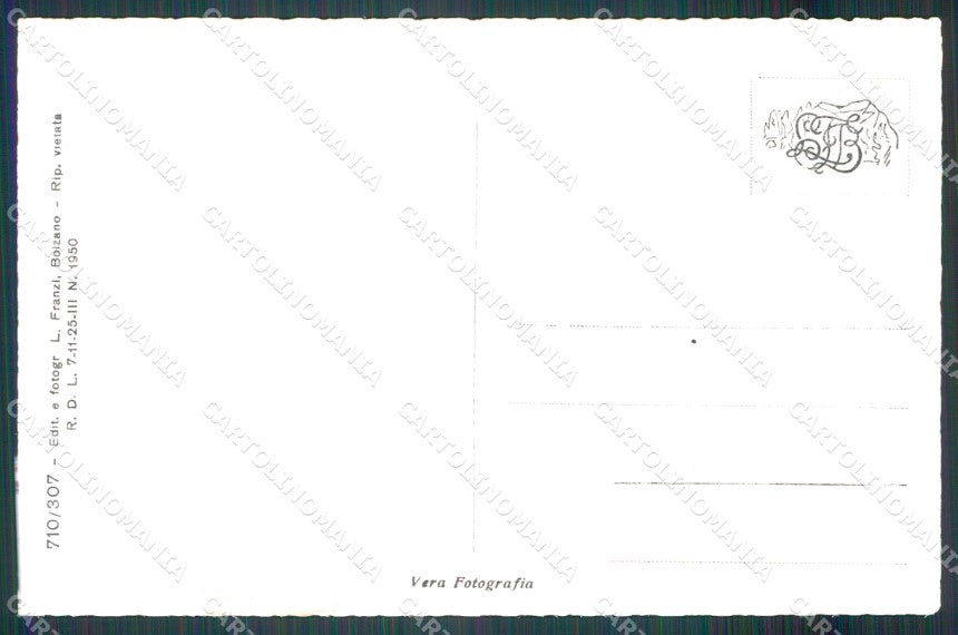 Bolzano Lana Foto cartolina MT1186 – retro