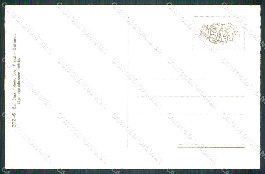 Bolzano Villabassa cartolina MT1195 – retro