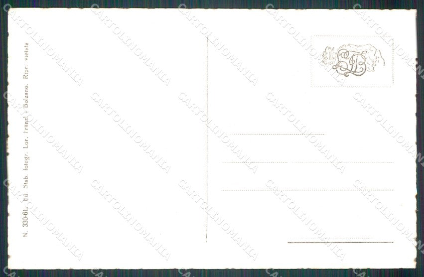 Bolzano Bressanone Verna di cartolina MT1203 – retro