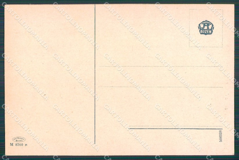 Bolzano Fortezza cartolina MT1211 – retro