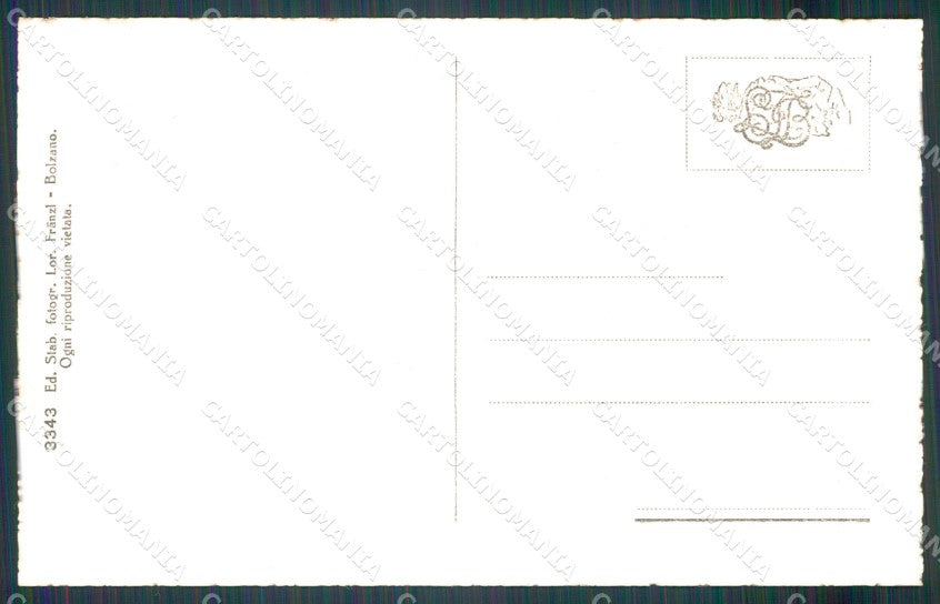 Bolzano Vandoies di Sotto Val Pusteria cartolina MT1215 – retro
