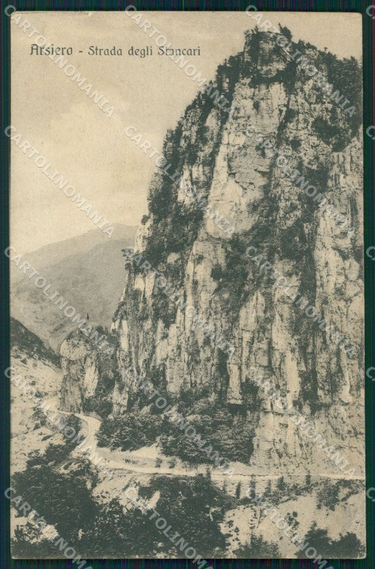 Vicenza Arsiero Strada degli Stancari cartolina MT1219 – fronte
