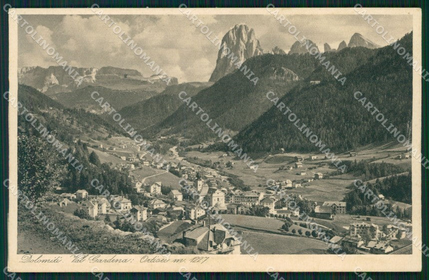 Bolzano Ortisei SCOLLATA cartolina MT1220 – fronte