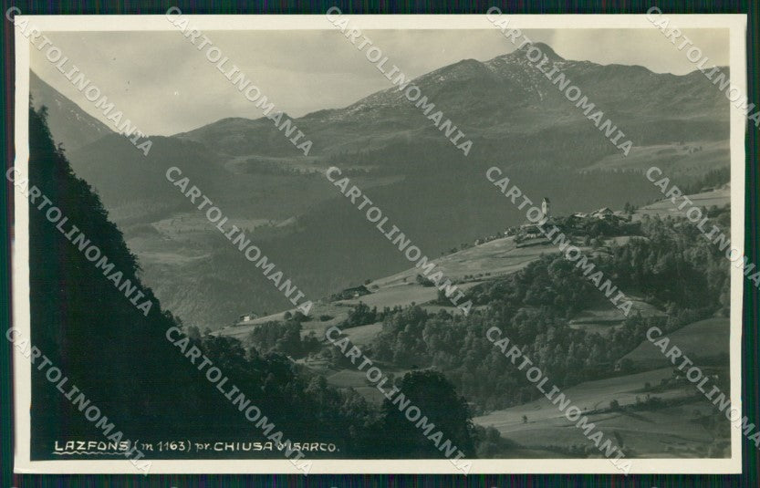 Bolzano Chiusa Lazfons Foto cartolina MT1222 – fronte