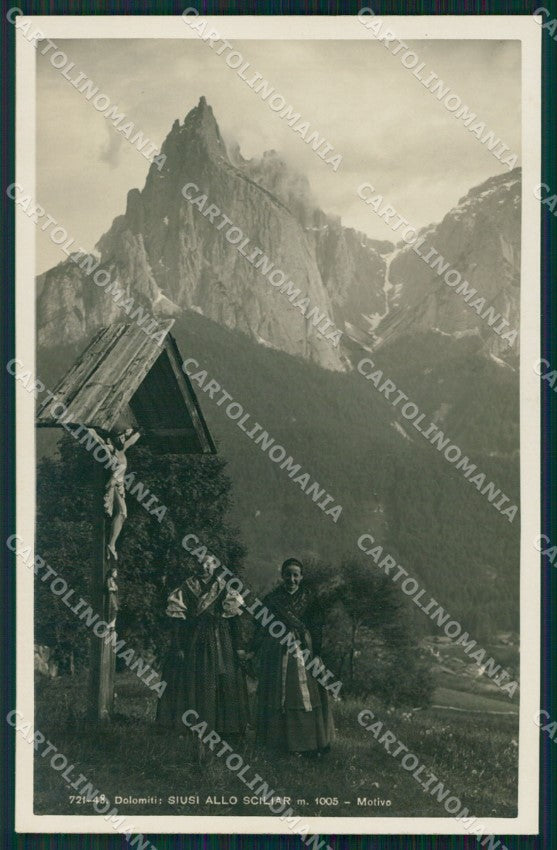 Bolzano Castelrotto Siusi allo Sciliar Foto cartolina MT1226 – fronte