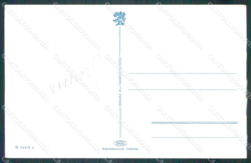 Bolzano Chiusa SCOLLATA cartolina MT1231 – retro