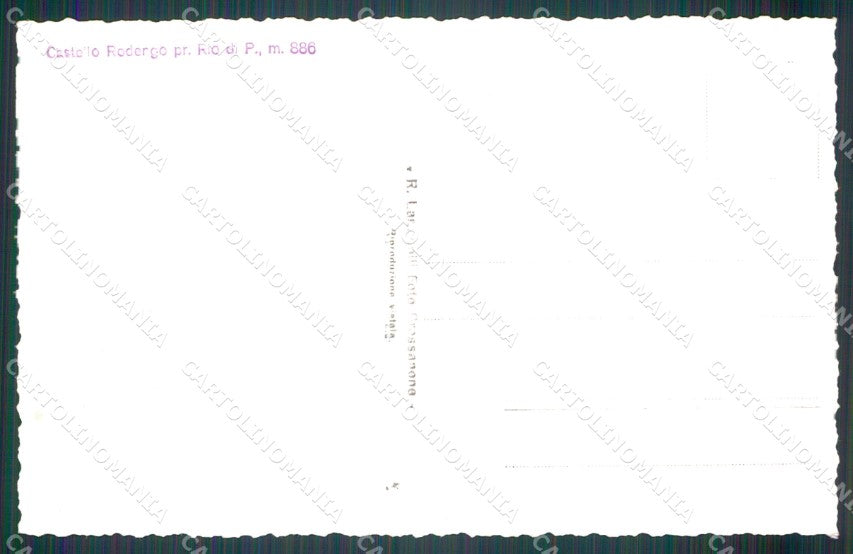 Bolzano Rodengo cartolina MT1236 – retro