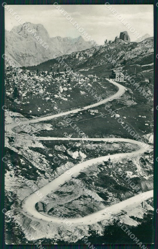 Belluno Passo Falzarego Foto cartolina MT1250 – fronte