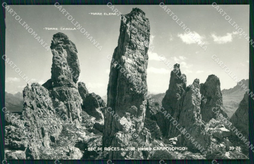 Belluno Livinallongo Col di Lana Arabba Bec de Roces Foto cartolina MT1253 – fronte