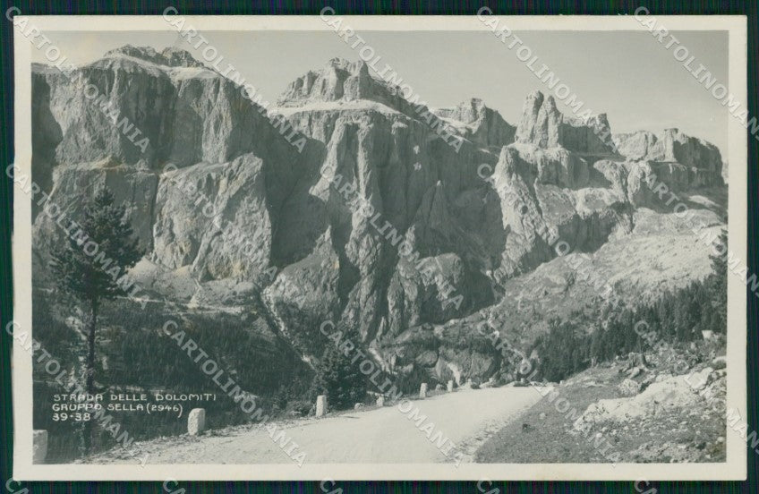 Bolzano Strada delle Dolomiti Gruppo Sella Foto cartolina MT1257 – fronte