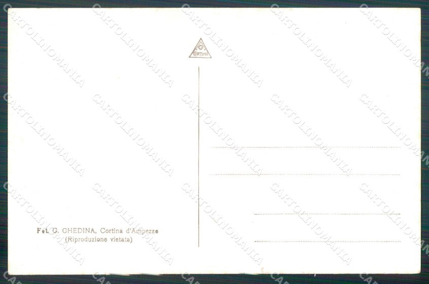 Belluno Marmolada Parte Sud Foto cartolina MT1259 – retro