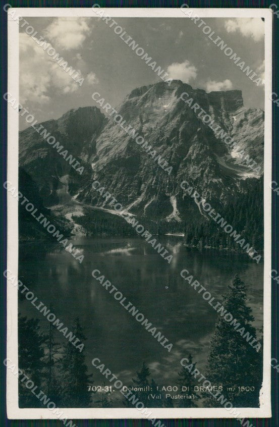 Bolzano Braies Lago di Foto cartolina MT1260 – fronte