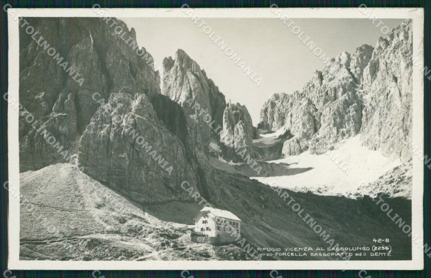 Bolzano Santa Cristina Valgardena Rifugio Sassolungo Cai Foto cartolina MT1272 – fronte