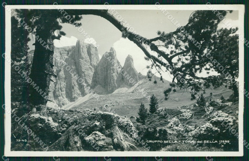 Trento Gruppo Sella Torri di Foto cartolina MT1273 – fronte