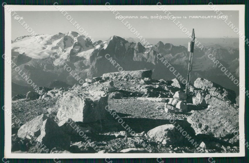 Trento Canazei Cima Boe Marmolada Foto cartolina MT1276 – fronte