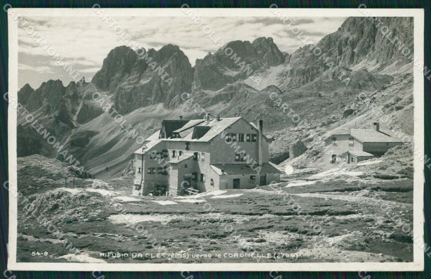 Trento Pozza di Fassa Rifugio Vajolet Coronelle Foto cartolina MT1280 – fronte