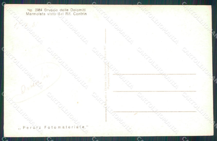 Trento Canazei Marmolada Foto cartolina MT1284 – retro