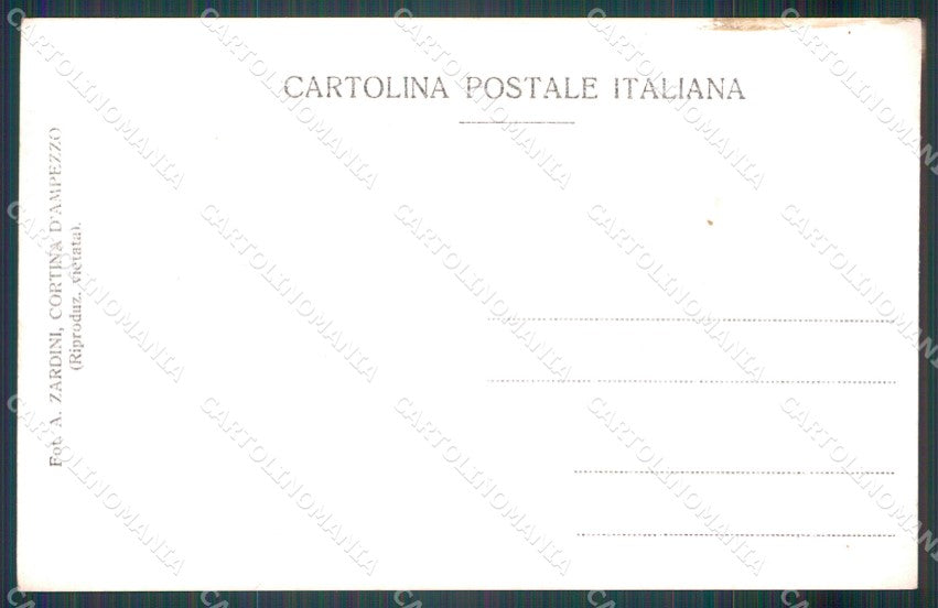 Bolzano Dobbiaco Carbonin Croda Rossa Foto cartolina MT1290 – retro