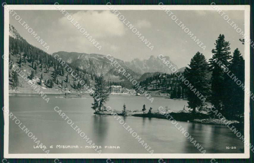 Belluno Auronzo di Cadore Misurina Lago di Monte Piana Foto cartolina MT1299 – fronte