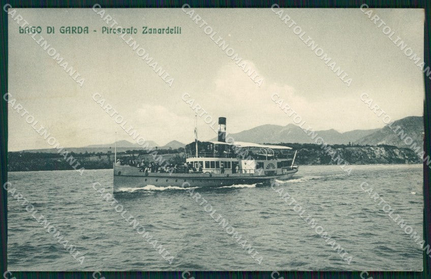 Trento Lago di Garda Piroscafo Zanardelli cartolina MT1321 – fronte