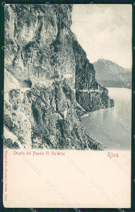 Trento Riva del Garda Lago di Strada del Ponale cartolina MT1322 – fronte