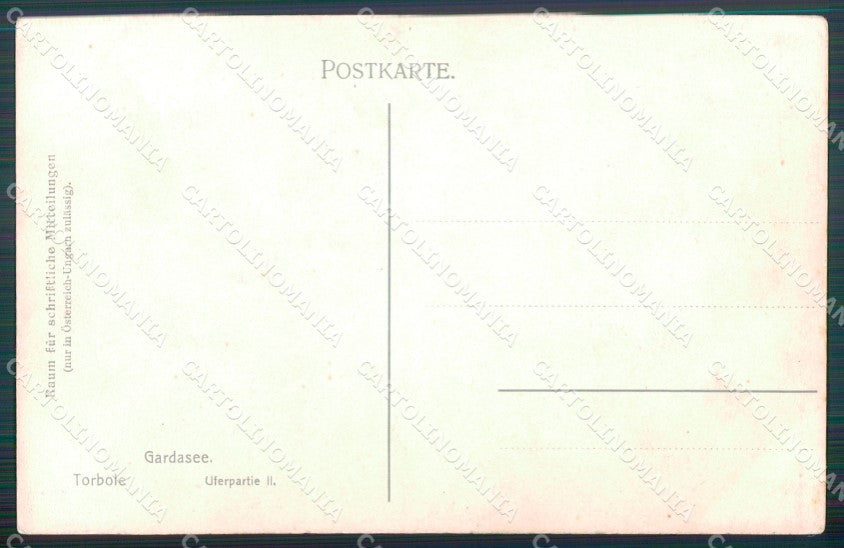 Trento Torbole Lago di Garda cartolina MT1325 – retro