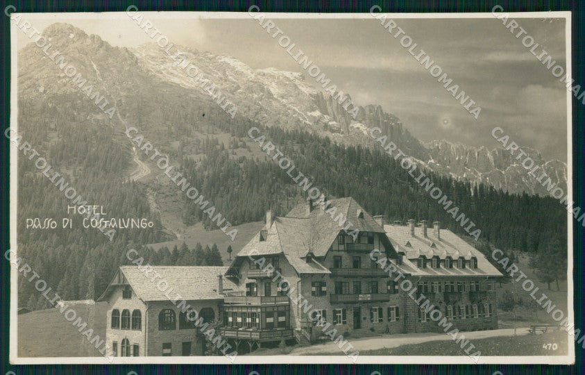 Trento Vigo di Fassa Passo di Costalunga Foto cartolina MT1334 – fronte