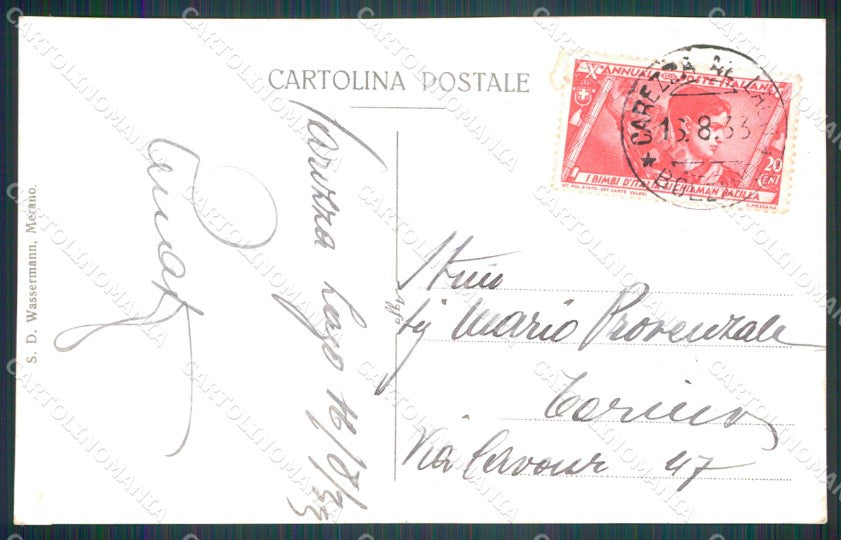 Trento Vigo di Fassa Passo di Costalunga Foto cartolina MT1334 – retro