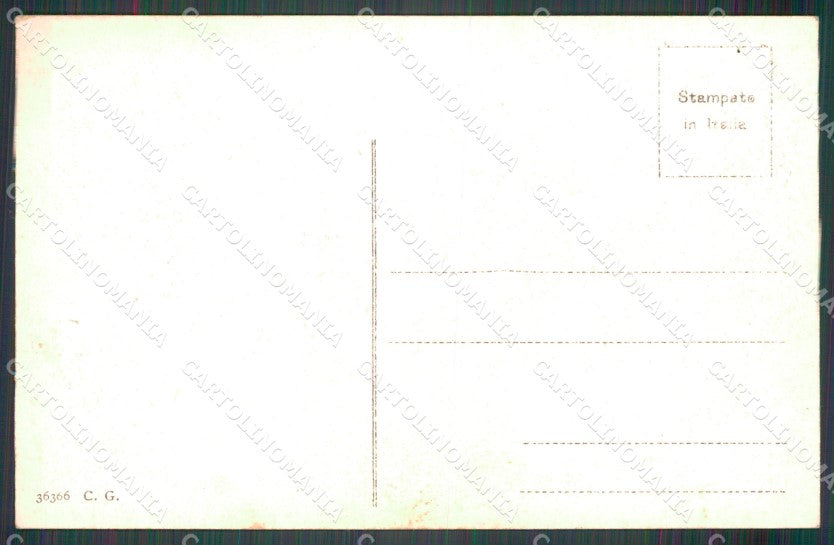 Trieste Barcola Barche cartolina MT1343 – retro
