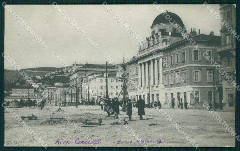 Trieste città Riva Carciotti Foto cartolina MT1353 – fronte